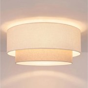 Brilagi - LED stropné svietidlo BOHO ECO 1xE27/10W/230V pr. 40 cm krémové