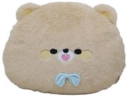 Vankúš Myš s mašľou 45x38 cm béžový