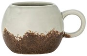 Hnedý/krémový hrnček z kameniny 410 ml Paula – Bloomingville