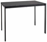 Jedálenský stôl Novales, čierny mramor / čierna