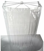 RIDDER 58200 Ombrella skladacia sprchová kabína 100 x 70 cm, priehľadná