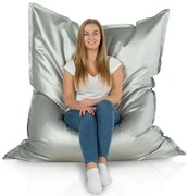 Luxusný sivý vankúš z ekokože 135x175 cm – pohodlný a štýlový Veľkosť: XL