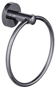 Gamma Roy, okrúhly držiak na uteráky, grafitová, GMA-UR-ROY-GM