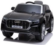 Detské elektrické autíčko na diaľkové ovládanie BestBerg BBCC-70B - Audi Q8 / od 3 rokov / nosnosť 30 kg / čierne