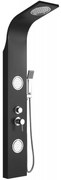 Mexen, Mexen Gros panel prysznicowy, czarny - 7619-03-70