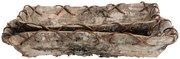 2ks dekoračný podnos z brezovej kôry Birch Tray - 35*23*6 cm