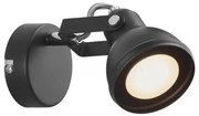 Nordlux - Nástenné bodové svietidlo ASLAK 1xGU10/35W/230V čierna