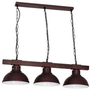 Luster na reťazi Hakone 3xE27/60W/230V tmavá