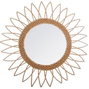 Zrkadlo Sharp Sun, hnedé