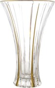 KRIŠTÁĽOVÁ VÁZA BOHEMIA PRESTIGE TIMELESS GOLD 320MM