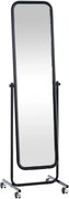 Stojace zrkadlo Medusa 317222 - 166x48x45 cm - Čierna