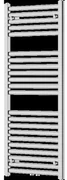 Mexen Hades kúpeľňový radiátor 1200 x 500 mm, 450 W, chróm - W104-1200-500-00-01