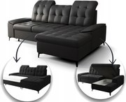 Rohová Rozkladacia Sedačka 257X172 CM S Úložným Priestorom, Opierka Hlavy, Skladová Ponuka, Sofia