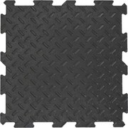 Gumová dlaždica Alfa 30 x 30 cm, čierna MHEU5100330