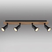 Stropné bodové svietidlo 57998-4W drevo LS4