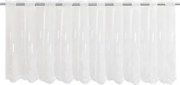Bistro záclonka Classic 140x45 cm, biela%