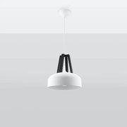 Luster Casco A-0387 biely/čierna