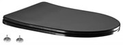 Mexen pomaly klesajúca doska slim, duroplast, čierna - 39100185