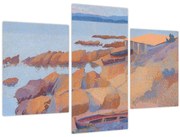 Obraz - Henri Edmond Cross, Calanque des Antibois, reprodukcia (90x60 cm)