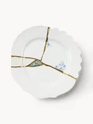 Porcelánový raňajkový tanier Kintsugi