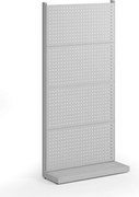 Perforovaný stojan, jednostranný, 4x panel na náradie, 960 x 385 x 1964 mm