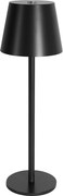Toolight Toolight, dotyková LED nočná stolná lampa 5W, 3 farby svetla, USB napájanie, APP1365-T BLACK, čierna matná, OSW-08628