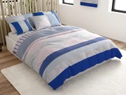 Obliečky z Renforcé bavlny LUKA modré Rozmer obliečok: 70 x 90 cm | 140 x 200 cm