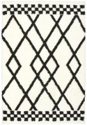 Koberec Boho 656 Romby krémový / čierný