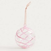 Závesná vianočná dekorácia LAAWEL ružová 751813