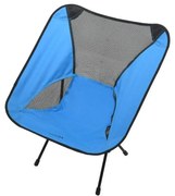 Skladacia kempingová stolička modrá 63 cm