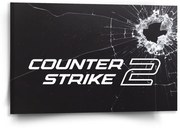 Sablio Obraz Counster Strike 2 Průstřel - 120x80 cm