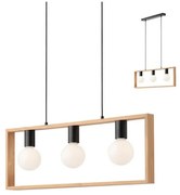 Redo 01-1665 - Luster na lanku TIMBER 3xE27/42W/230V