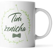 Sablio Hrnček Tím ženícha motýlik - 200 ml - espresso