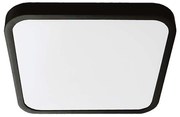 LED Kúpeľňové stropné svietidlo LED/18W/230V 6500K IP44 25x25 cm čierna