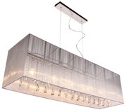 Závesné svetlo Venezia Grey - 110*30cm / 5*E14