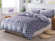 XPOSE® Francúzske mikroplyšové obliečky MIRIAM Exclusive - sivé