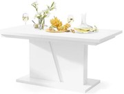 Rozkladací jedálenský stôl NINO biely