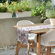 ZÁHRADNÝ VODEODOLNÝ BEHÚŇ NA STÔL GARDEN 40X140 CM KVETY