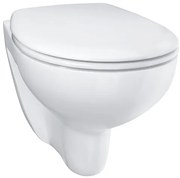 Wc so sedátkom softclose závesné GROHE Bau Ceramic alpská biela zadný odpad 39351000