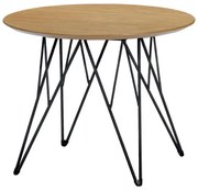 Konferenčný stolík Tore 1544-S prírodný/čierna