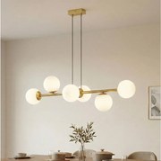 Brilagi - Luster na lanku MALONY 6xE14/20W/230V zlatá