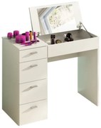 Toaletný stolík Belina, biela, 90 x 42 x 83 cm