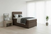 XXXLutz BOXSPRINGOVÁ POSTEĽ, 90/200 cm hnedá MID.YOU - Online Only spálne - 000044002903