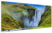 Obraz - Vodopád Seljalandsfoss (120x50 cm)