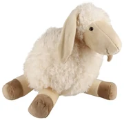 Bo-Ma Trading Plyšová ovečka Vlnka 27,5 cm, krémová