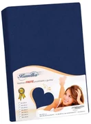 Bellatex Froté prestieradlo námornícka modrá, 180 x 200 cm