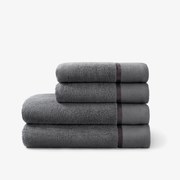 Goldea bavlnený uterák / osuška soft - tmavo sivý 70 x 140 cm