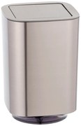 Plastový odpadkový kôš v lesklo striebornej farbe 5,5 l Auron – Wenko