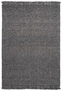 Obsession, Ručne tkaný kusový koberec Eskil 515 anthracite, 80x150, šedá, chodba / predsieň