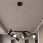 BRILAGI - Závesný luster SELE 6xGU10/30W/230V čierny